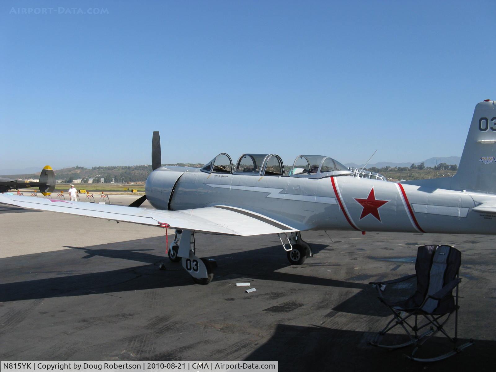 N815YK, 1987 Nanchang CJ-6A C/N 4432003, 1997 Nanchang China CJ-6A, Vedeneev (Ivchenko) M-14P 360 Hp upgrade, smoked glass canopies