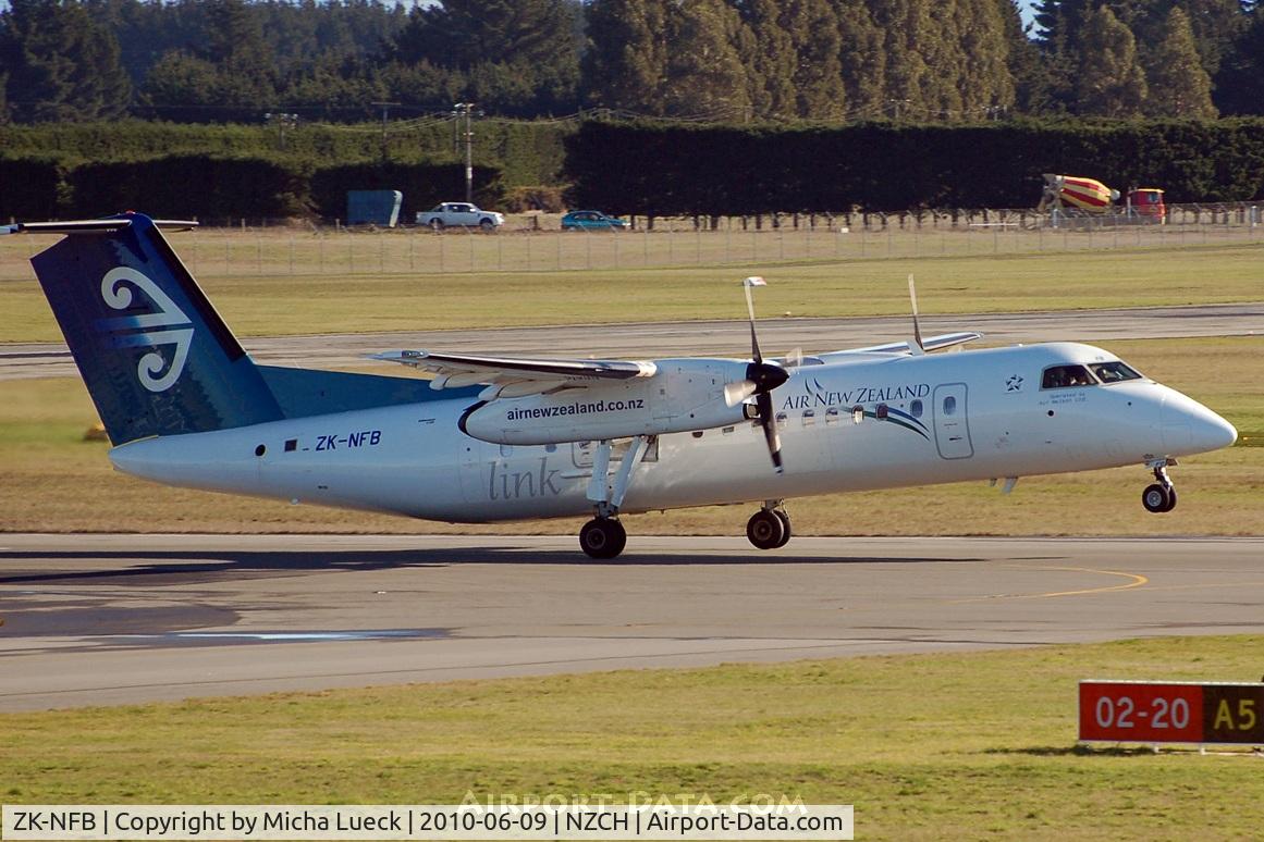 ZK-NFB, 2009 De Havilland Canada DHC-8-311 Dash 8 C/N 670, At Christchurch