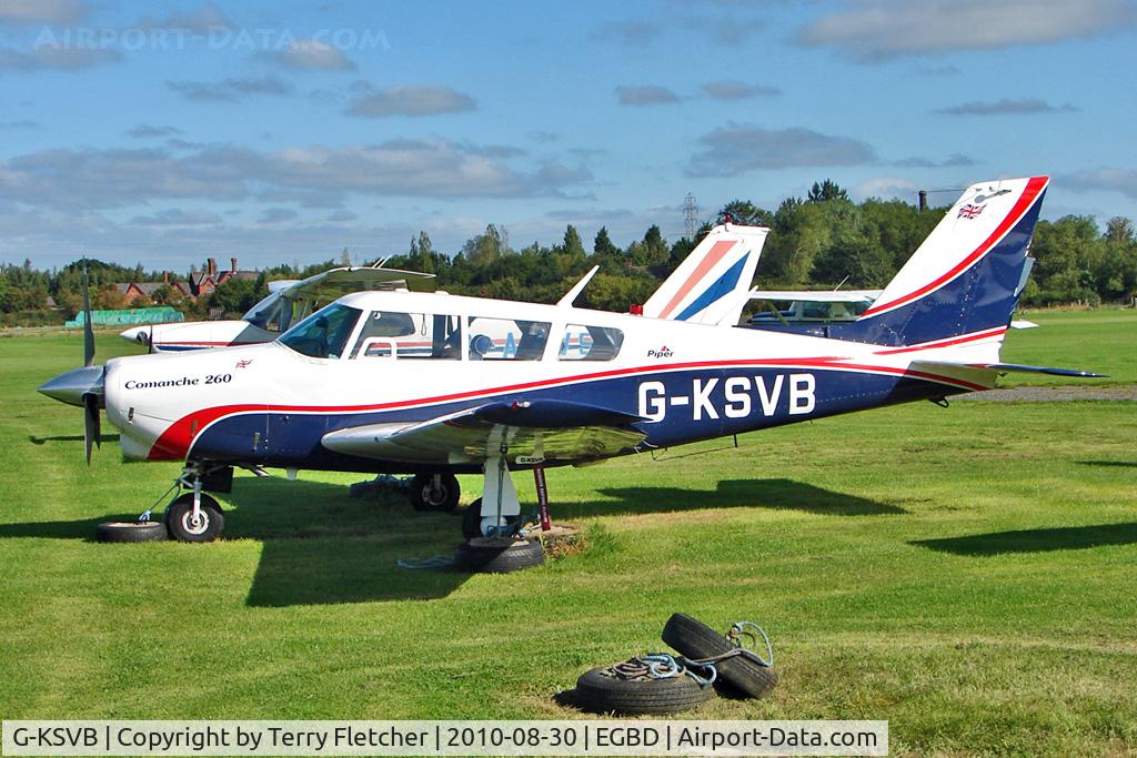 G-KSVB, 1967 Piper PA-24-260 Comanche B C/N 24-4657, 1967 Piper PIPER PA-24-260, c/n: 24-4657 at Derby Eggington