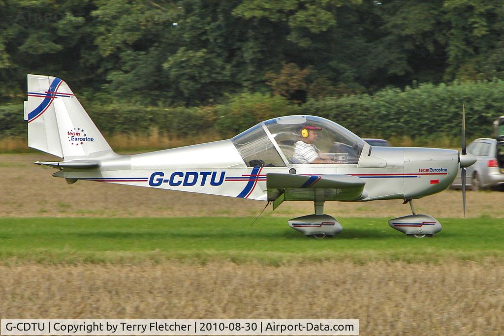 G-CDTU, 2005 Cosmik EV-97 TeamEurostar UK C/N 2522, 2005 Cosmik Aviation Ltd EV-97 TEAMEUROSTAR UK, c/n: 2522
 at 2010 Abbots Bromley Fly-In