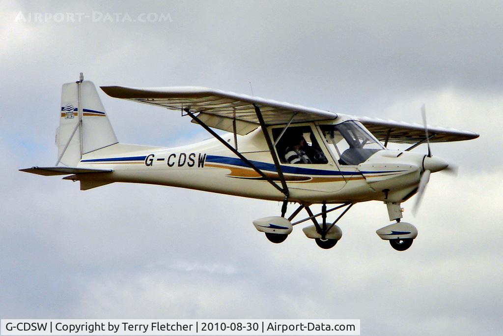 G-CDSW, 2006 Comco Ikarus C42 FB80 C/N 0511-6772, 2006 Aerosport Ltd IKARUS C42 FB80, c/n: 0511-6772 at 2010 Abbots Bromley Fly-In
