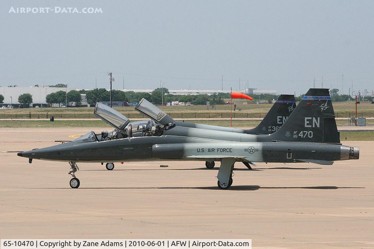65-10470, 1965 Northrop T-38A-60 Talon C/N N.5889, At Alliance Airport, Fort Worth, TX