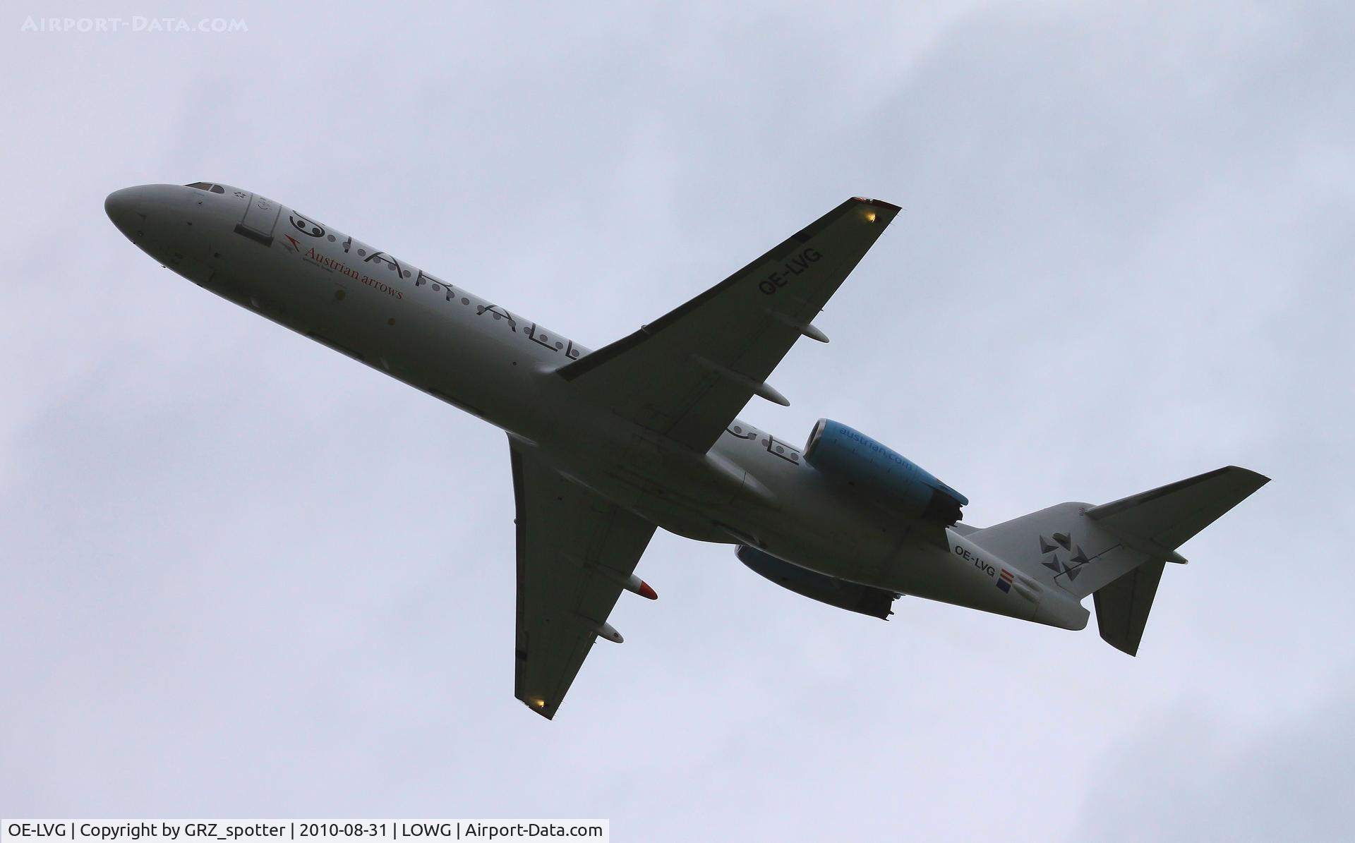 OE-LVG, 1994 Fokker 100 (F-28-0100) C/N 11520, Aua F100