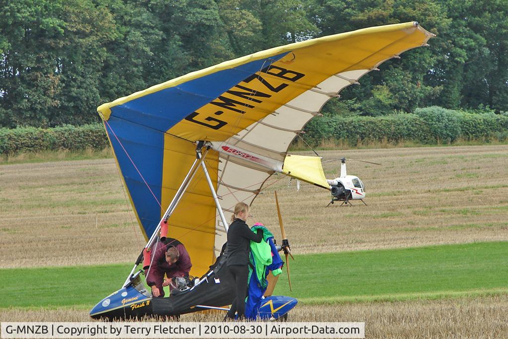 G-MNZB, 1986 Mainair GEMINI FLASH II C/N 483-1086-4-W273, 1986 Mainair Sports Ltd GEMINI FLASH II, c/n: 483-1086-4-W273 at 2010 Abbots Bromley Fly-In