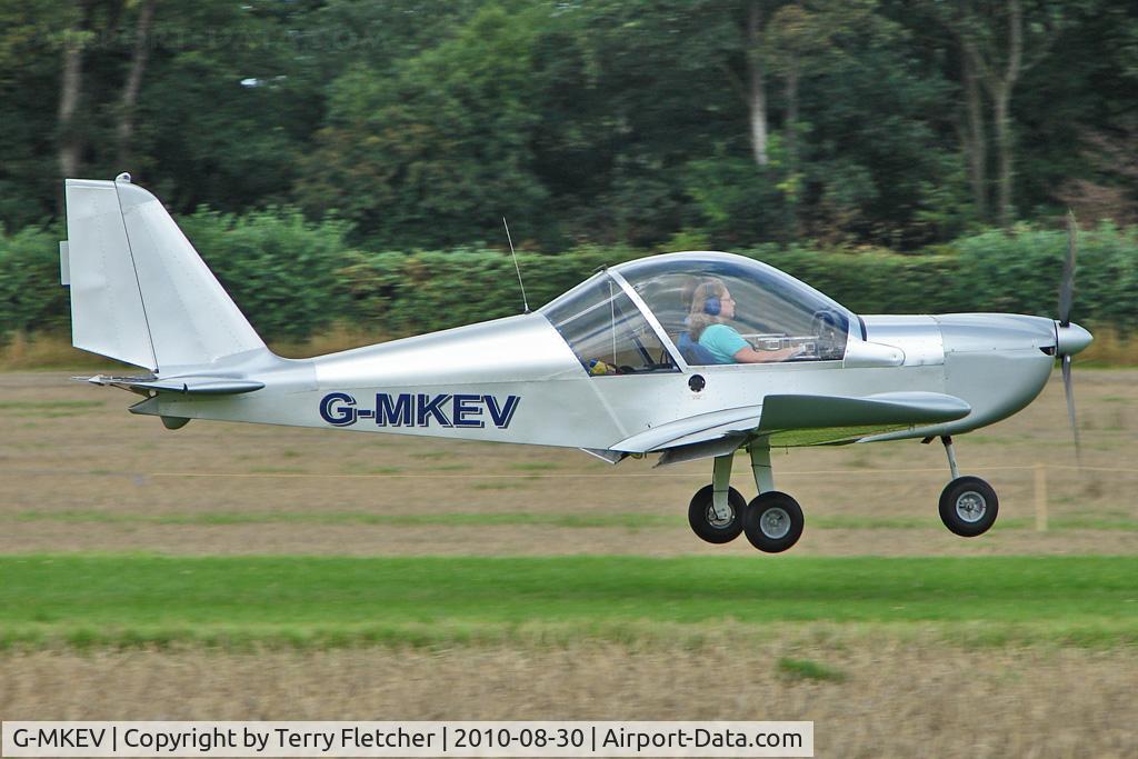 G-MKEV, 2009 Aerotechnik EV-97 Eurostar C/N LAA 315-14830, Cosmik EV-97 Eurostar at Abbots Bromley Fly-In