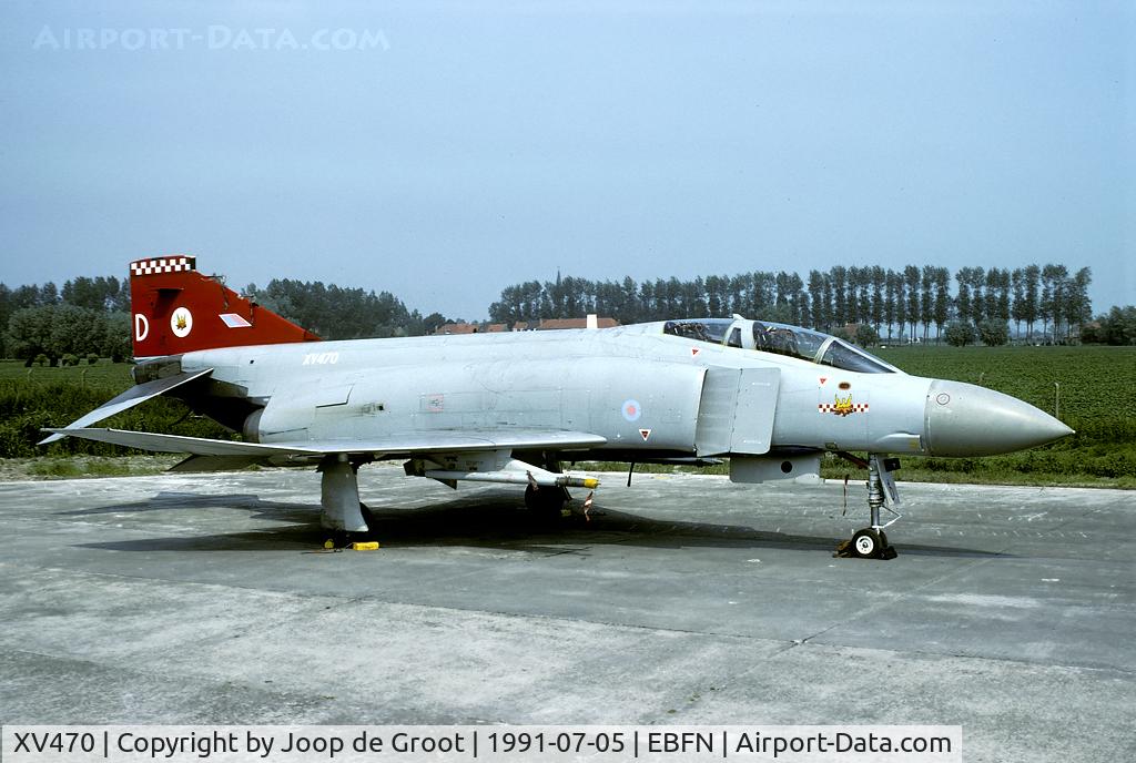 XV470, 1969 McDonnell Douglas Phantom FGR2 C/N 3288/0085, Static of the 1991 open house.