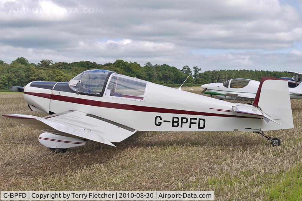 G-BPFD, 1955 Jodel D-112 C/N 312, 1955 Aero Club De L`orne JODEL D112, c/n: 312 at 2010 Abbots Bromley Fly-In