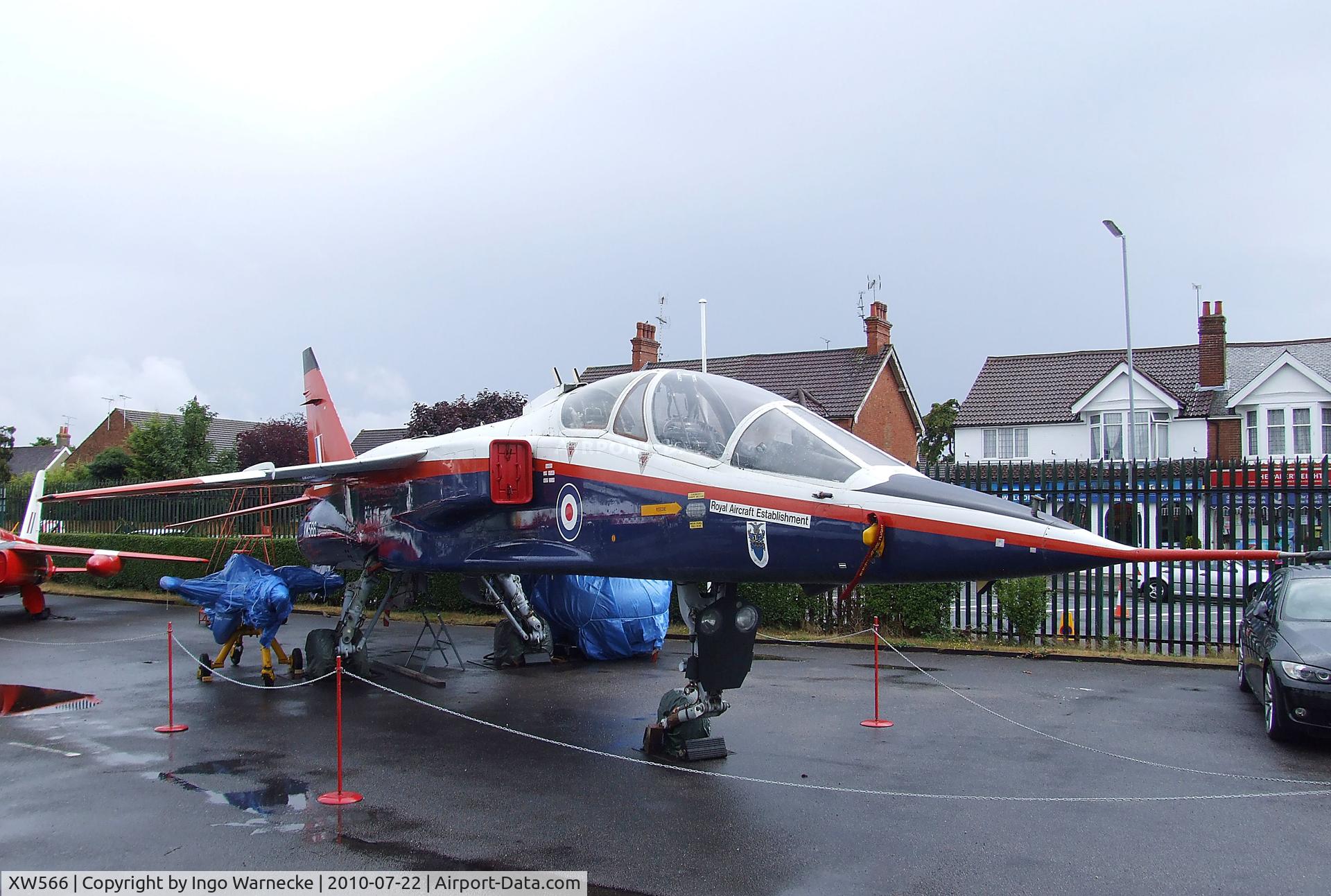 XW566, 1971 Sepecat Jaguar B C/N B.08, SEPECAT Jaguar B at the Farnborough Air Science Trust