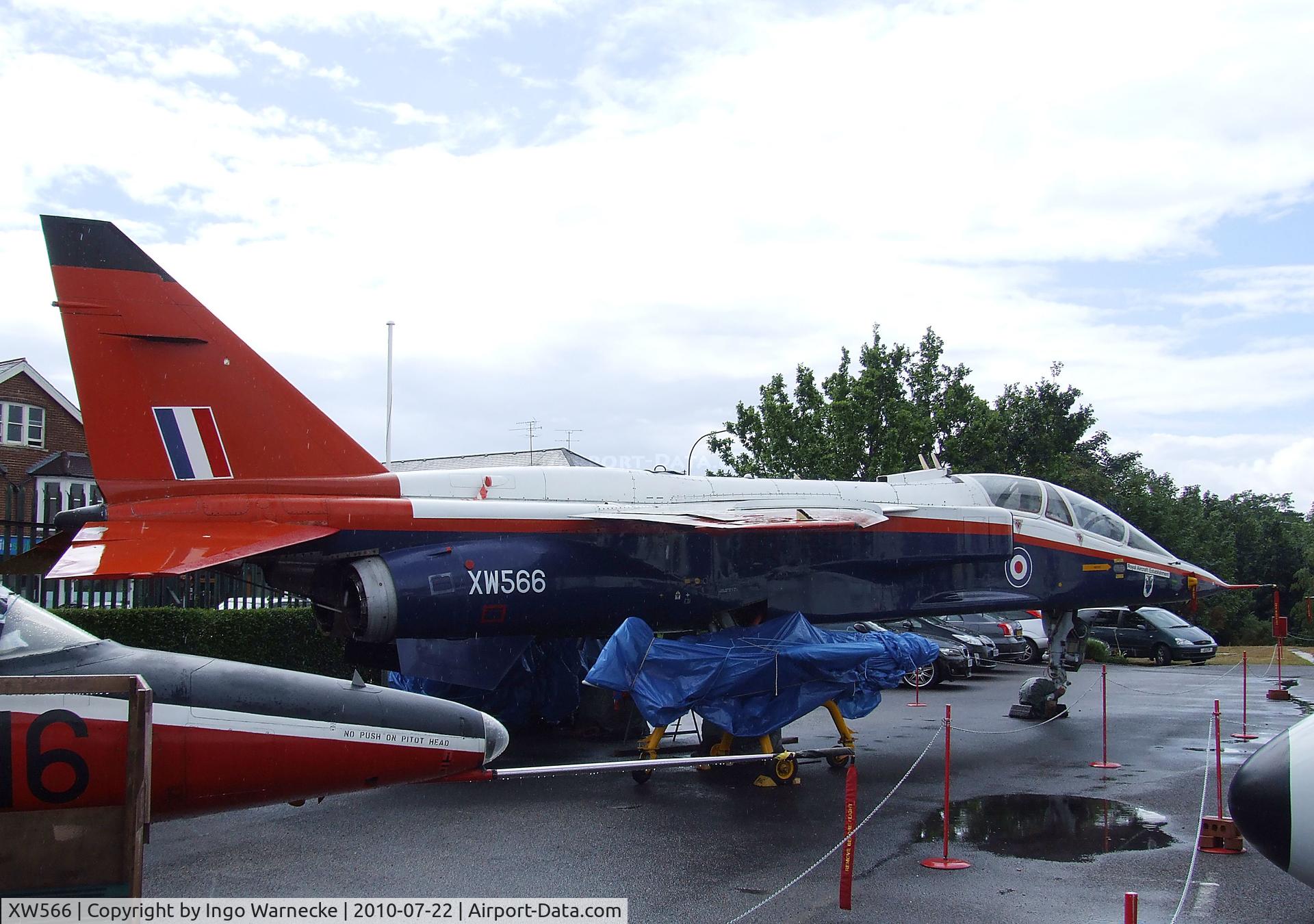 XW566, 1971 Sepecat Jaguar B C/N B.08, SEPECAT Jaguar B at the Farnborough Air Science Trust