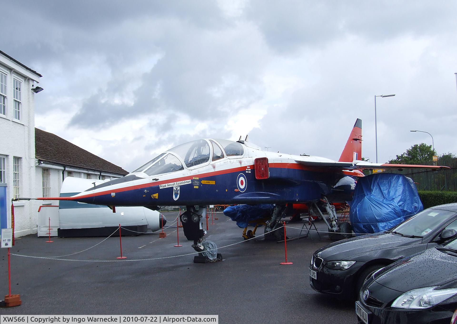 XW566, 1971 Sepecat Jaguar B C/N B.08, SEPECAT Jaguar B at the Farnborough Air Science Trust