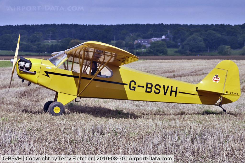 G-BSVH, 1946 Piper J3C-65 Cub Cub C/N 15360, 1946 Piper PIPER J3C-65 (MODIFIED), c/n: 15360 at Abbots Bromley Fly-In