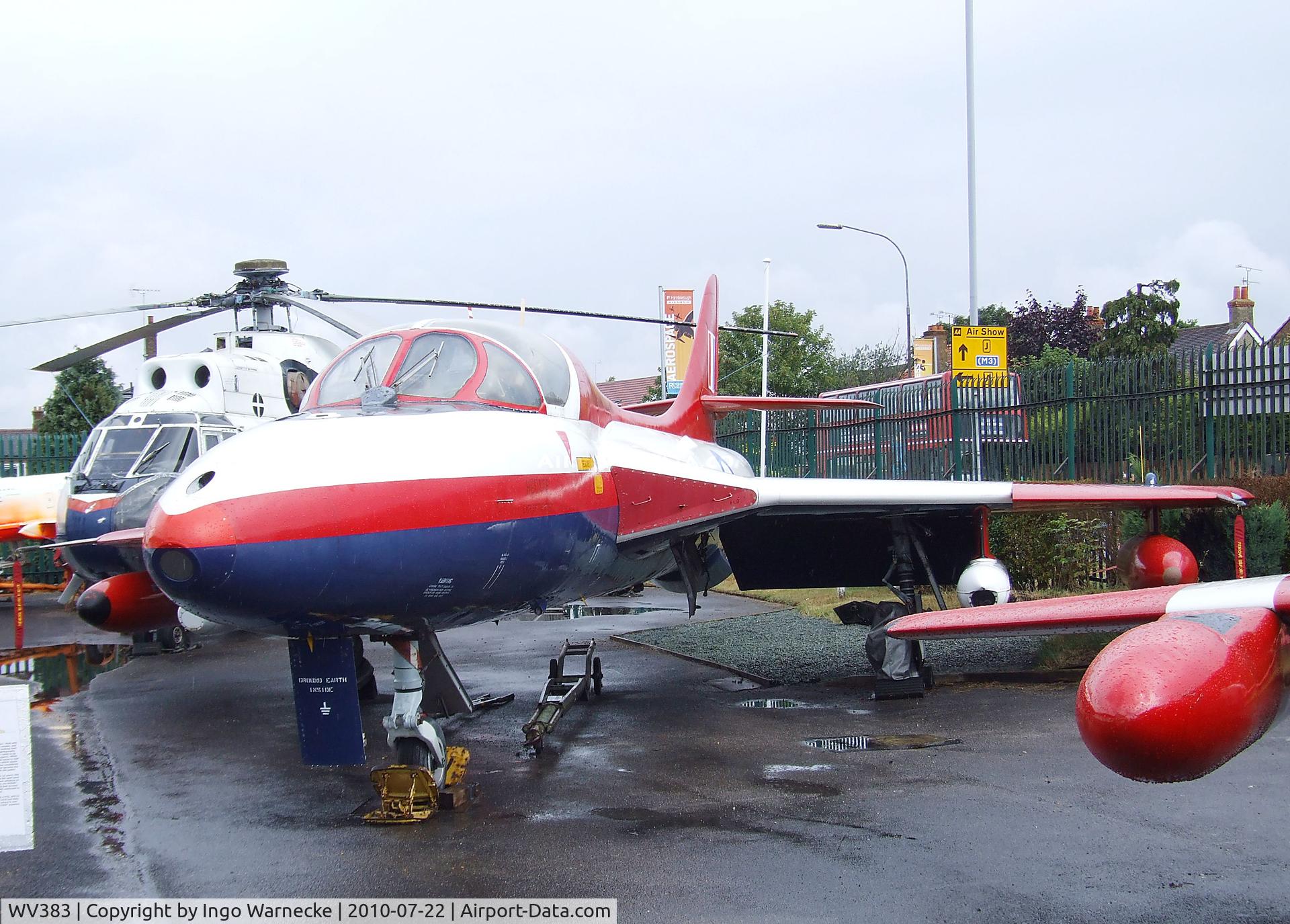 WV383, 1965 Hawker Hunter T.7 C/N 41H-670829, Hawker Hunter T7 at the Farnborough Air Science Trust