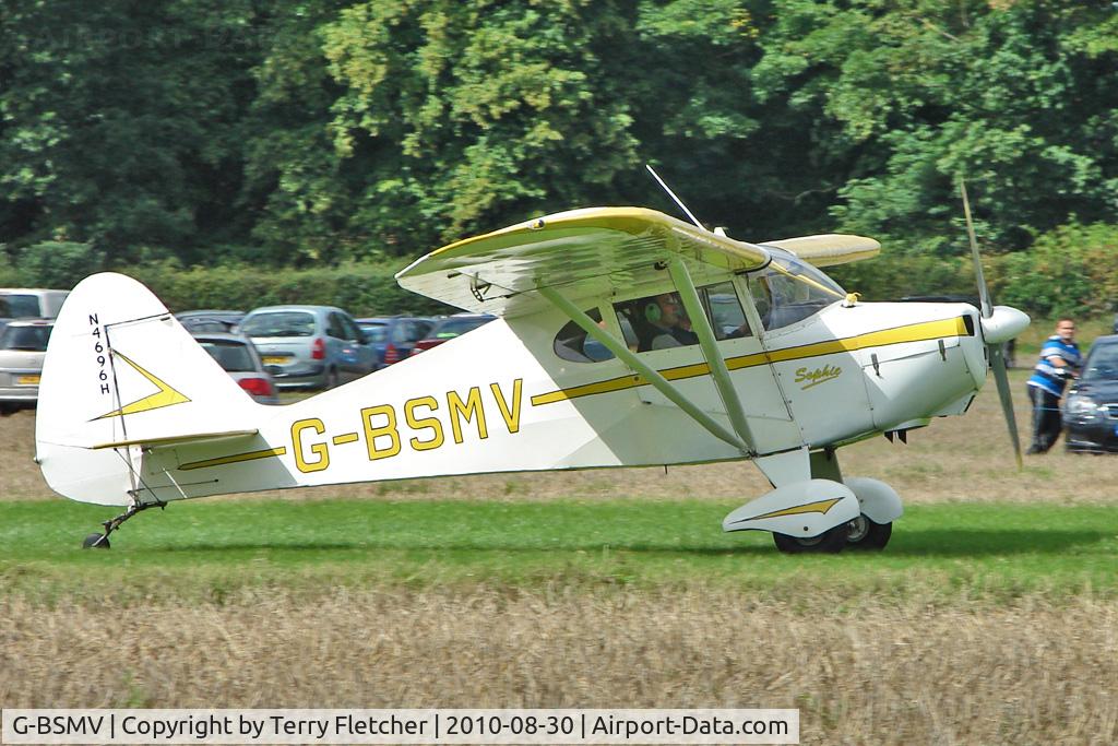 G-BSMV, 1948 Piper PA-17 Vagabond C/N 17-94, 1948 Piper PIPER PA-17 (MODIFIED), c/n: 17-94 at Abbots Bromley Fly-In