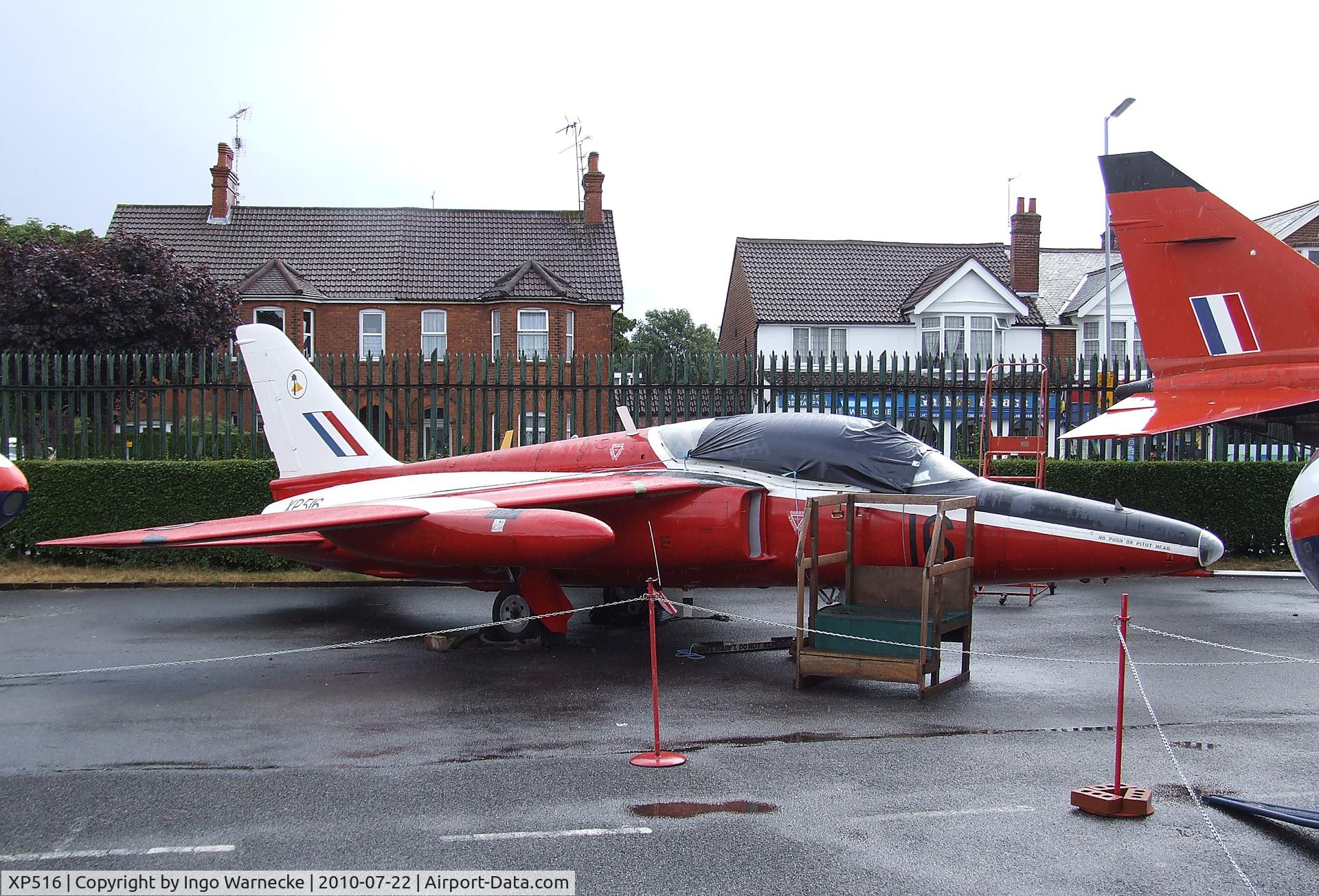 XP516, 1963 Hawker Siddeley Gnat T.1 C/N FL531, Folland (Hawker Siddeley) Gnat T1 at the Farnborough Air Science Trust