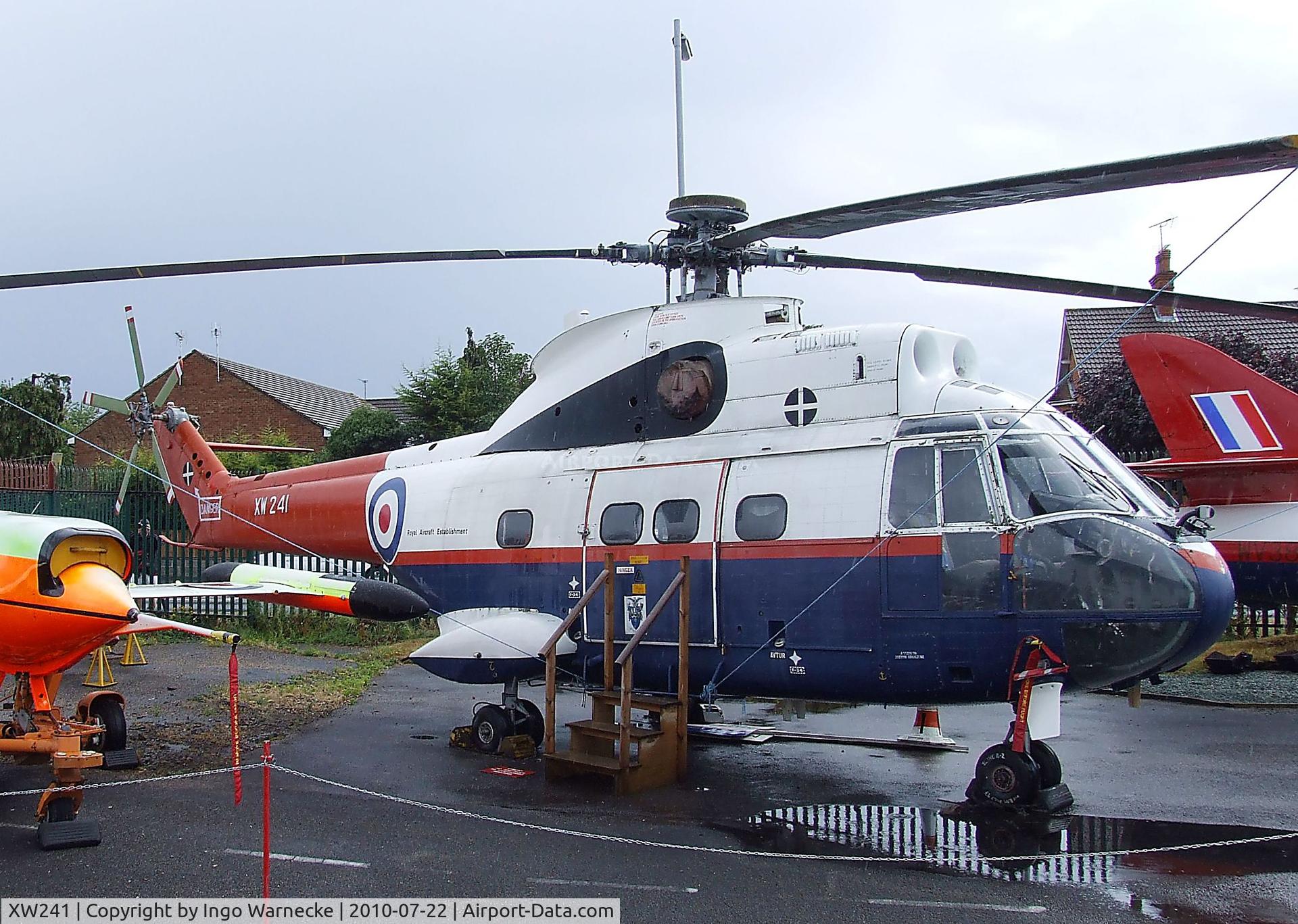 XW241, 1968 Aerospatiale SA-330E Puma HC-1 C/N 08 (prototype), Aerospatiale SA.330E Puma at the Farnborough Air Science Trust