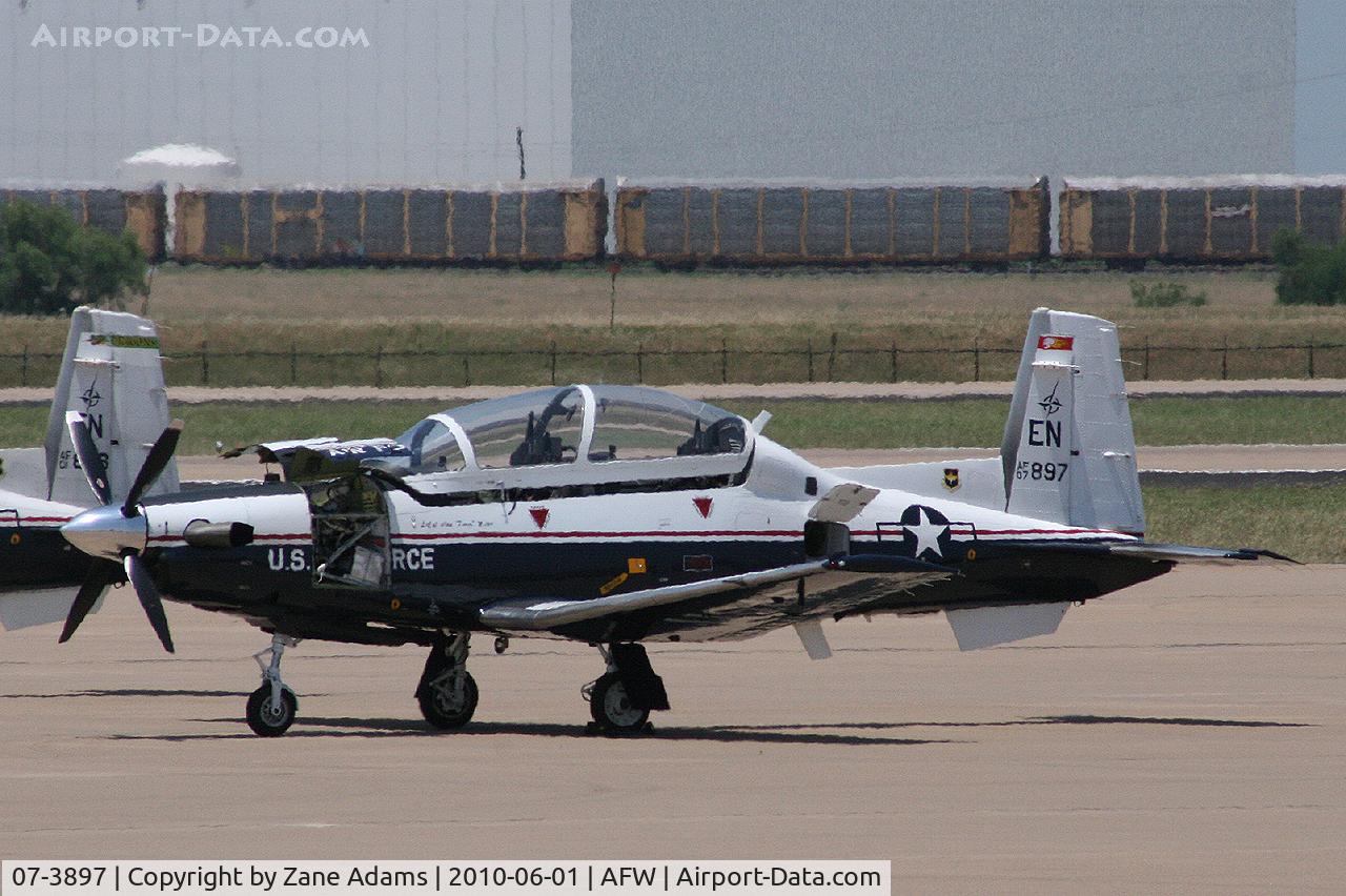 07-3897, 2007 Raytheon T-6A Texan II C/N PT-456, At Alliance Airport, Fort Worth, TX