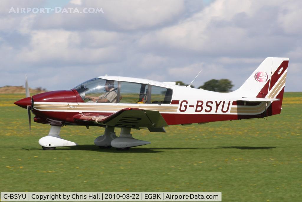 G-BSYU, 1990 Robin DR-400-180 Regent Regent C/N 2027, visitor at the Sywell Airshow