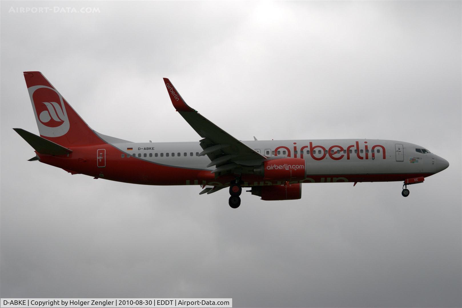D-ABKE, 2009 Boeing 737-86J C/N 37743, AB 6494 from Cologne