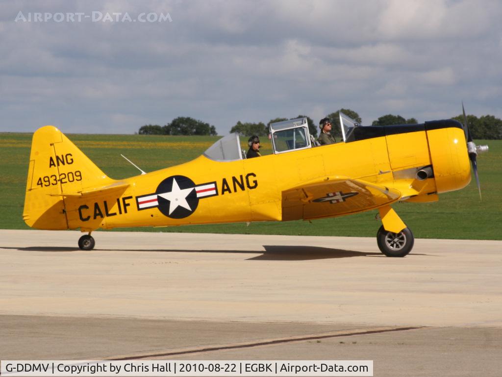 G-DDMV, 1952 North American T-6G Texan C/N 168-313, at the Sywell Airshow