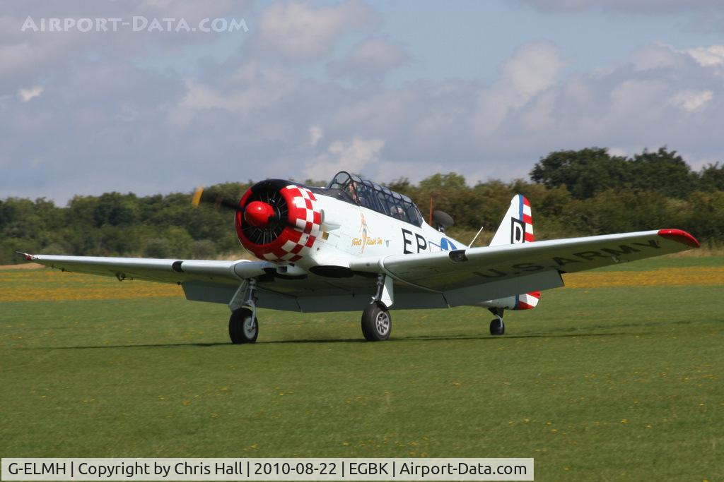 G-ELMH, 1942 North American AT-6D Harvard III C/N 88-16336 (42-84555), at the Sywell Airshow