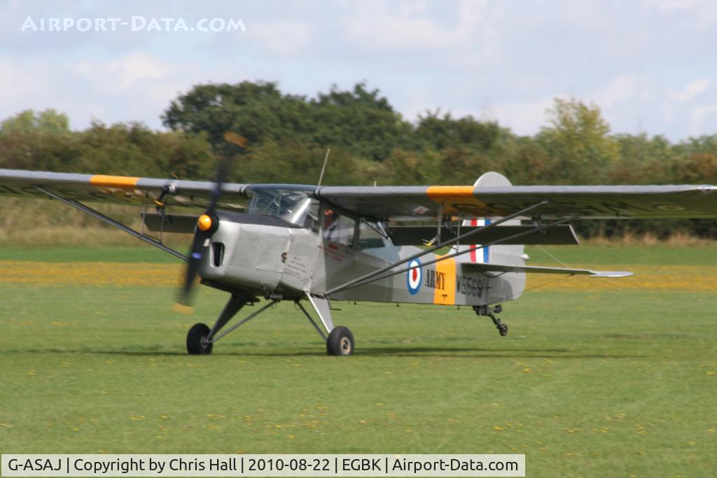 G-ASAJ, 1962 Beagle A-61 Terrier 2 C/N B.605, at the Sywell Airshow