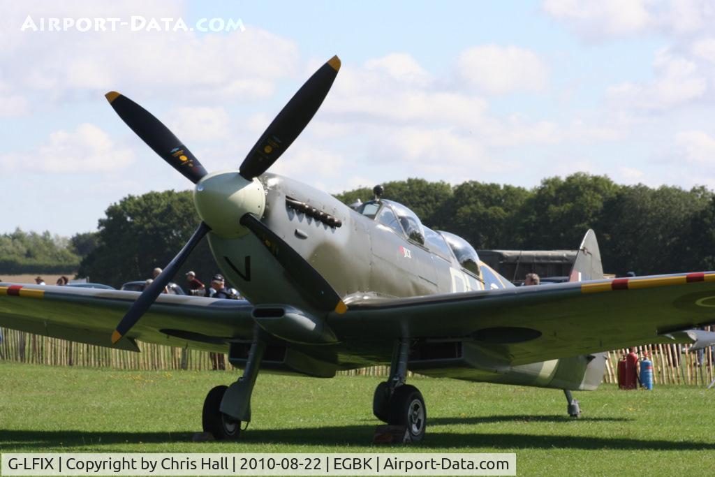 G-LFIX, 1944 Supermarine 509 Spitfire LF.IX (T.IX) C/N CBAF.8463, at the Sywell Airshow