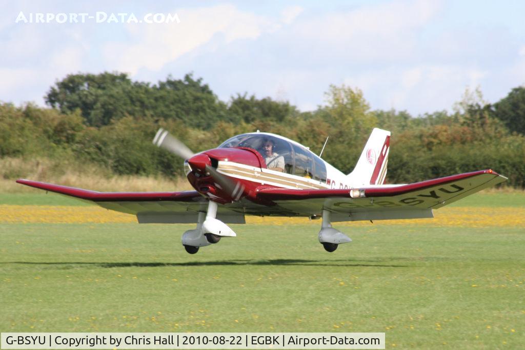 G-BSYU, 1990 Robin DR-400-180 Regent Regent C/N 2027, at the Sywell Airshow