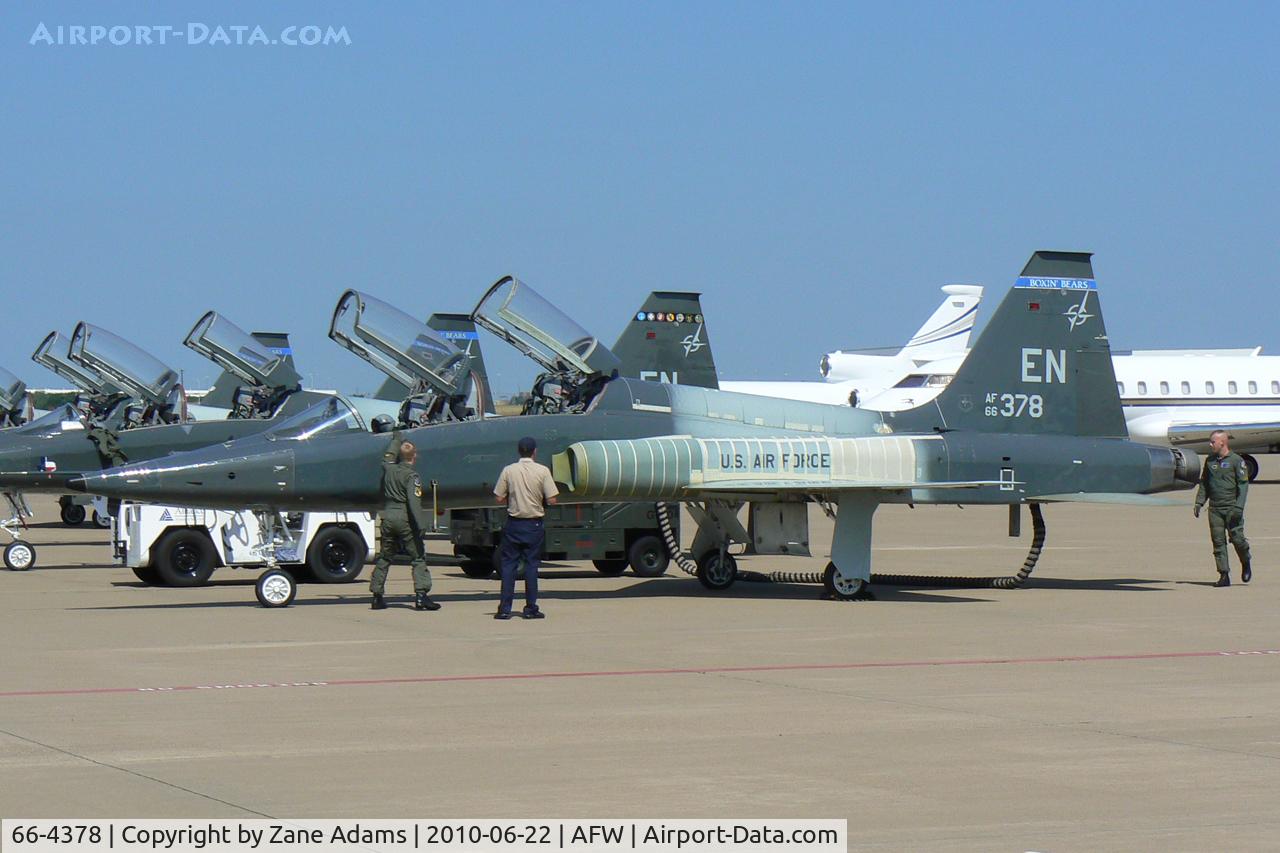 66-4378, 1966 Northrop T-38C Talon C/N T.6009, At Alliance Airport, Fort Worth, TX