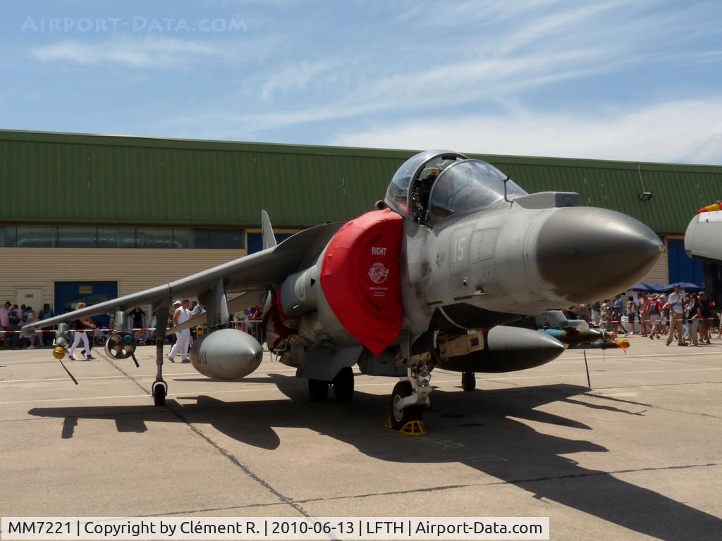 MM7221, McDonnell Douglas AV-8B Harrier II C/N 273/IT010, Boeing AV-8B+ Harrier II | MM7221 | 1-15 | w/o 14jul10