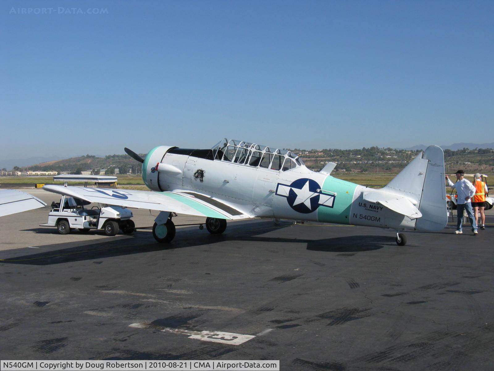 N540GM, 1942 North American SNJ-4 Texan C/N 88-9141, North American SNJ-4, P&W R-1340 Wasp 600 Hp, beautiful airplane