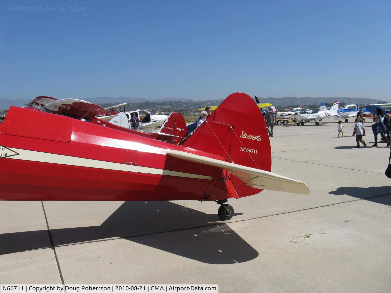N66711, 1941 Boeing IB75A C/N 75-1675, 1941 Boeing Stearman IB75A, Jacobs R-755 B2 275 Hp upgrade