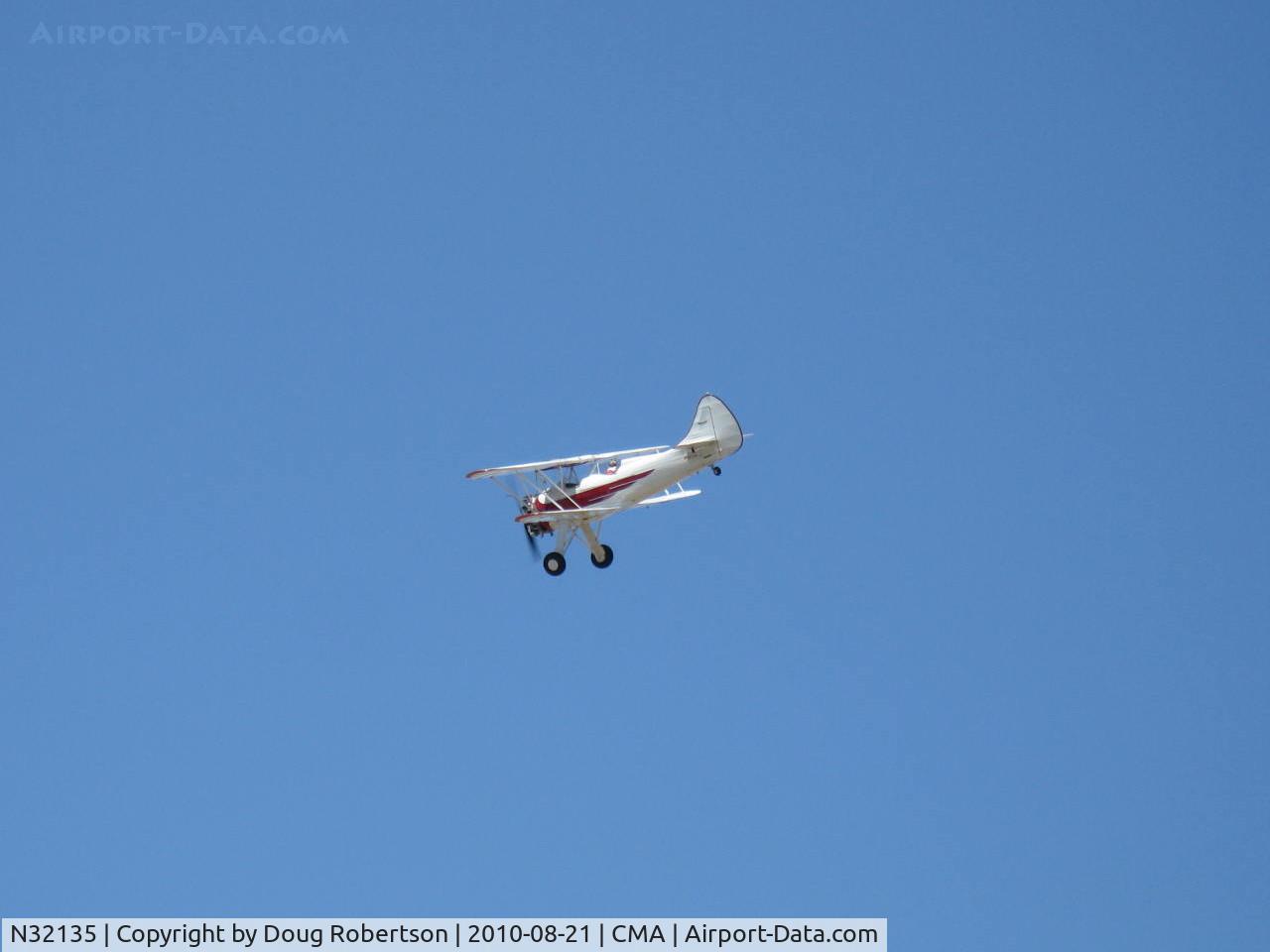 N32135, 1941 Waco UPF-7 C/N 5767, 1941 Waco UPF-7, Continental W670 220 Hp, overflight