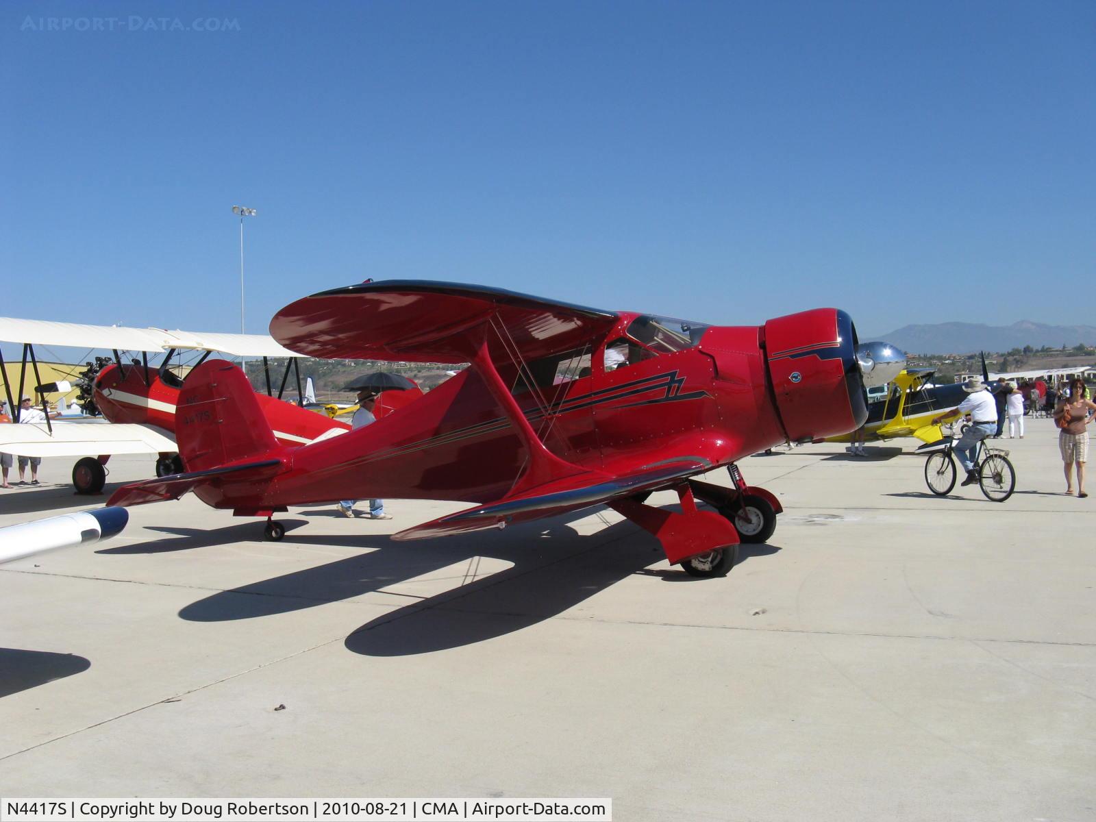 N4417S, 1944 Beech D17S (UC-43-BH/GB2) Staggerwing C/N 6918, 1944 Beech D17S STAGGERWING, P&W R-985 Wasp Jr. 450 Hp