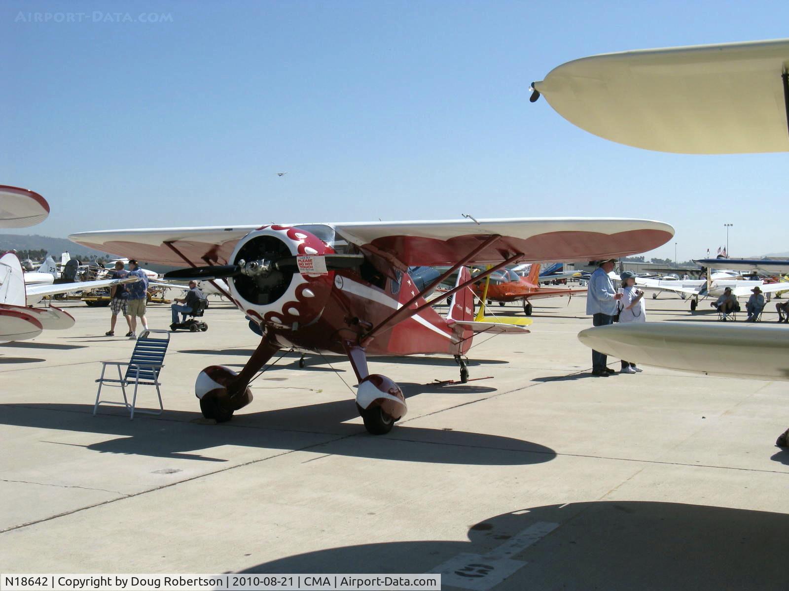 N18642, 1933 Monocoupe 110 C/N 6W53, 1933 Monocoupe 110, Warner Scarab 145 Hp radial