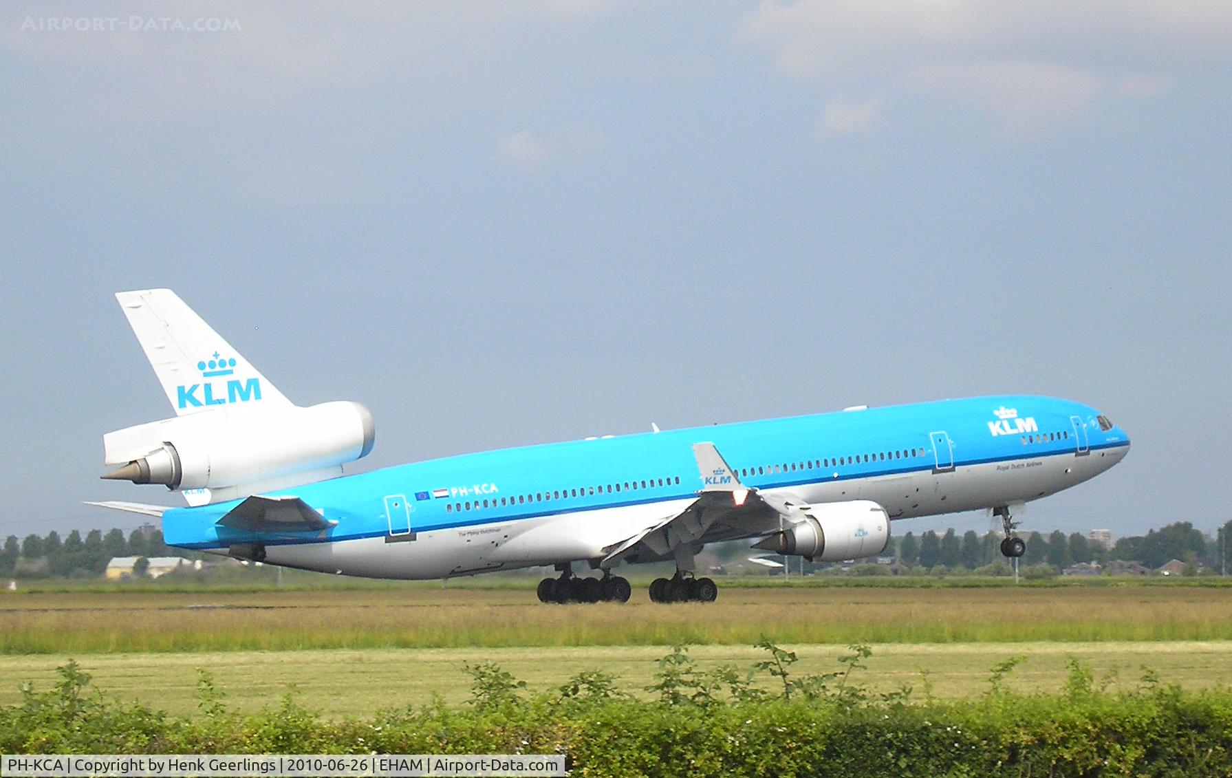 PH-KCA, 1993 McDonnell Douglas MD-11 C/N 48555, Schiphol Airport  , 26 june 2010