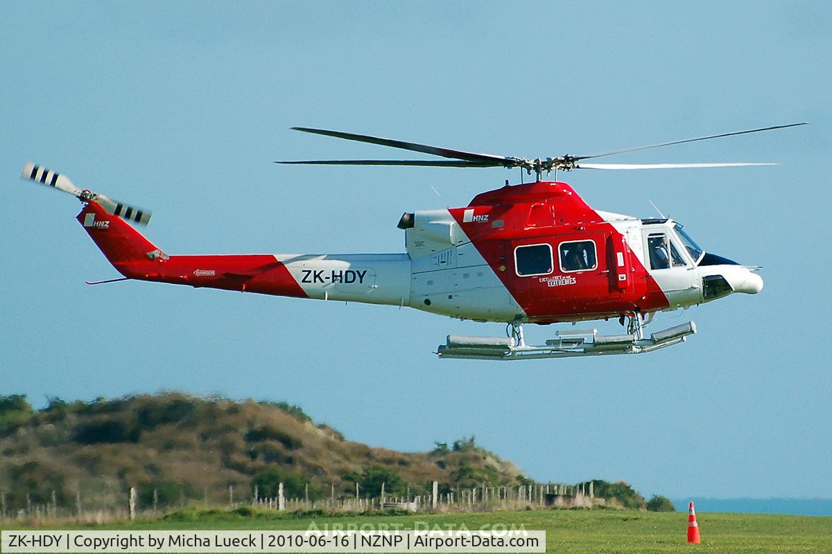 ZK-HDY, 1994 Bell 412EP C/N 36099, At New Plymouth
