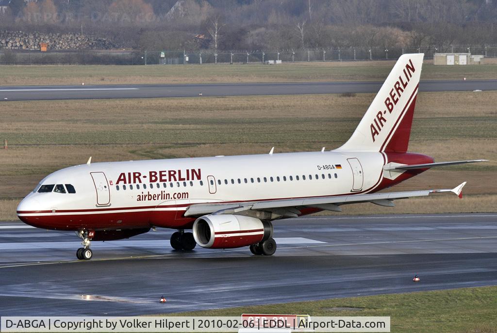 D-ABGA, 2005 Airbus A319-132 C/N 2383, Air Berlin old livery