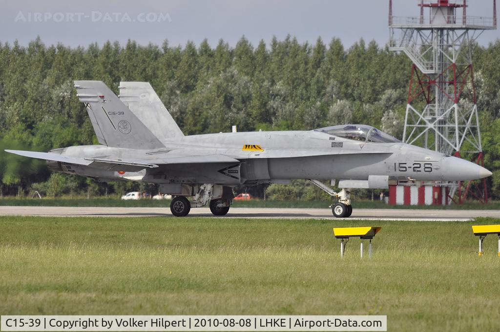 C15-39, McDonnell Douglas EF-18A Hornet C/N 0670/A544, Spain Air Force