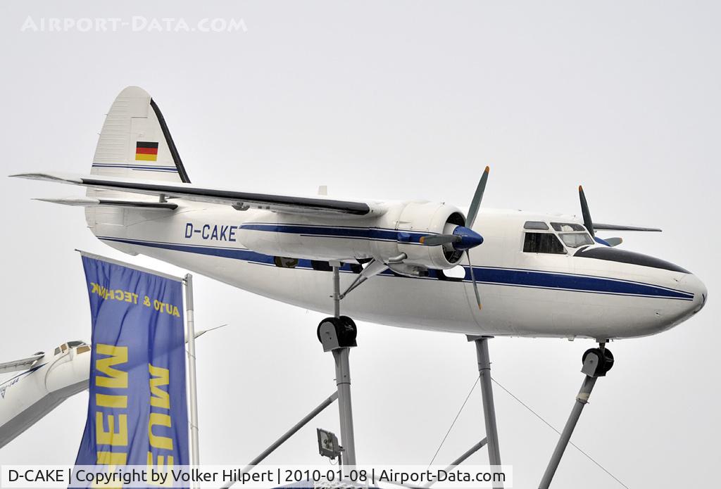 D-CAKE, Hunting Percival P-66 Pembroke C54 C/N PAC/66/93, at Sinsheim