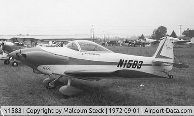 N1583, 1919 Vans RV-1 C/N 8620, This aircraft was converted to an 
