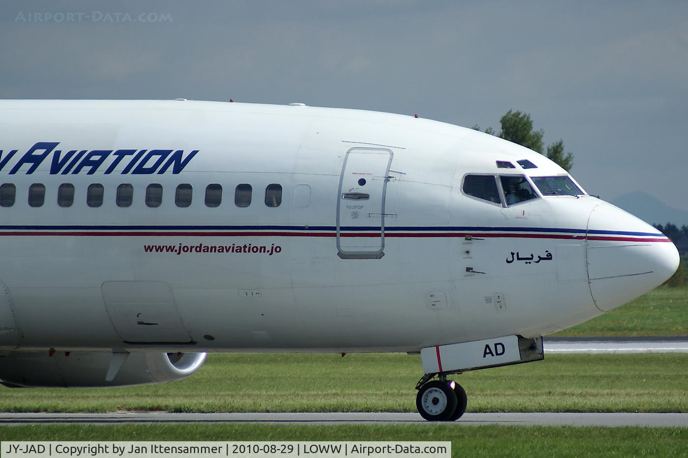 JY-JAD, 1990 Boeing 737-322 C/N 24662, Jordan Av. @ VIE