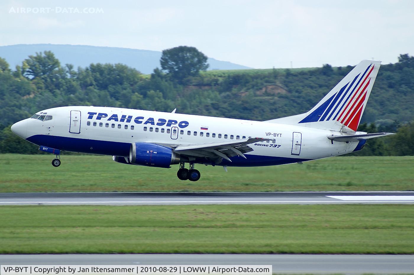 VP-BYT, 1998 Boeing 737-524 C/N 28928, Transaero @ VIE