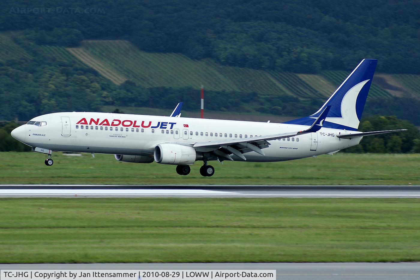 TC-JHG, 2008 Boeing 737-8GJ C/N 34958, Turkey @ VIE