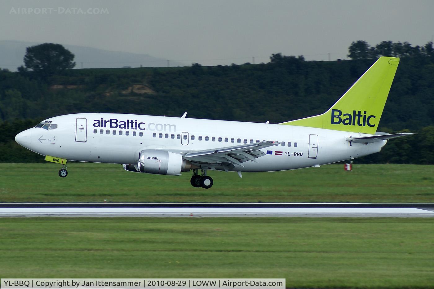 YL-BBQ, 1992 Boeing 737-522 C/N 26691, Air Baltic @ VIE