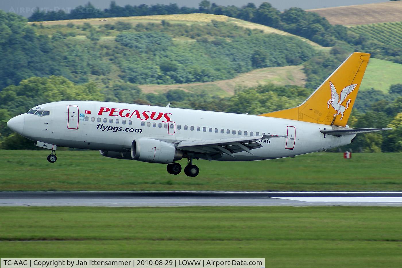 TC-AAG, 1998 Boeing 737-5L9 C/N 29234, Pegasus @ VIE