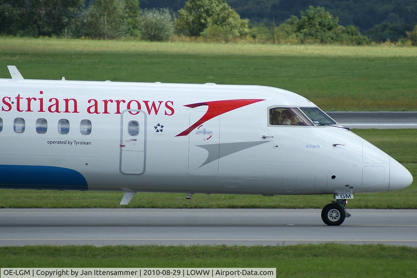 OE-LGM, 2010 De Havilland Canada DHC-8-402Q Dash 8 C/N 4319, Aua @ VIE