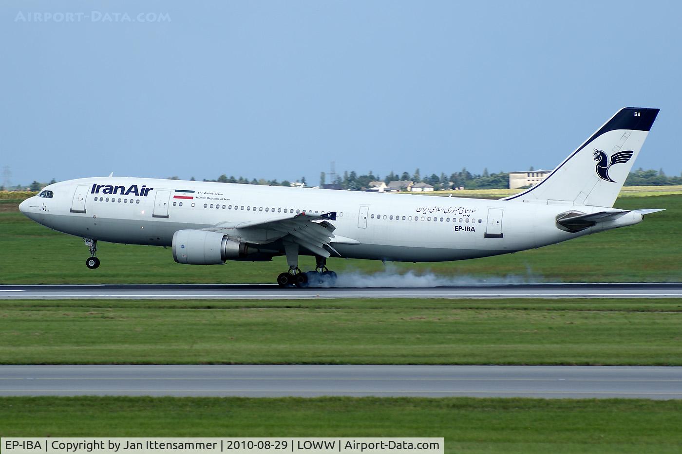 EP-IBA, 1993 Airbus A300B4-605R C/N 723, Iran air @ VIE