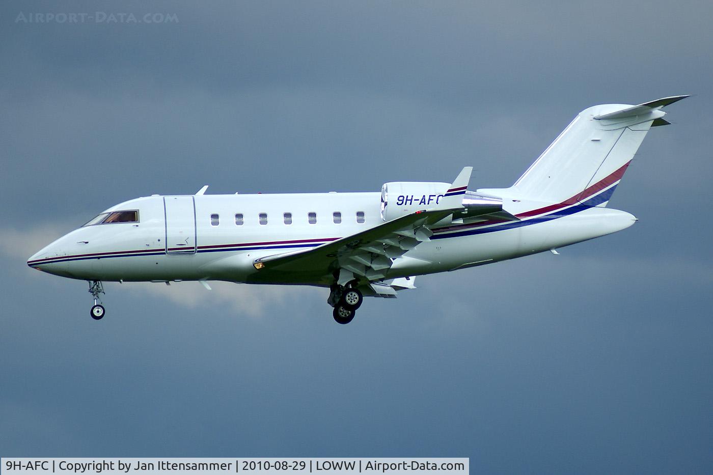 9H-AFC, 2007 Bombardier Challenger 605 (CL-600-2B16) C/N 5713, ? @ VIE