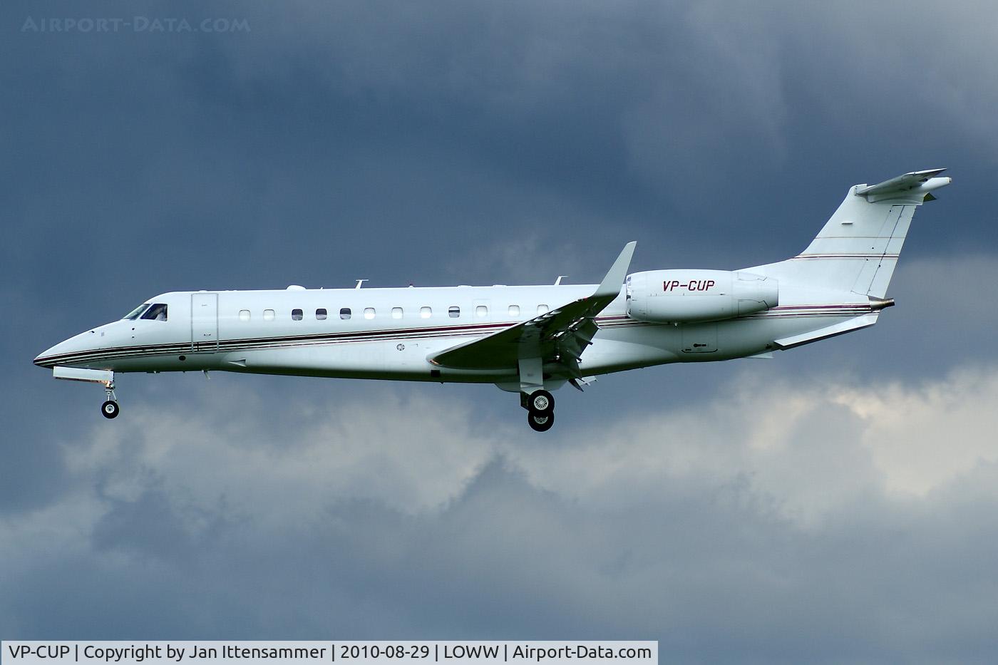 VP-CUP, 2002 Embraer EMB-135BJ Legacy C/N 14500555, Erj @ VIE