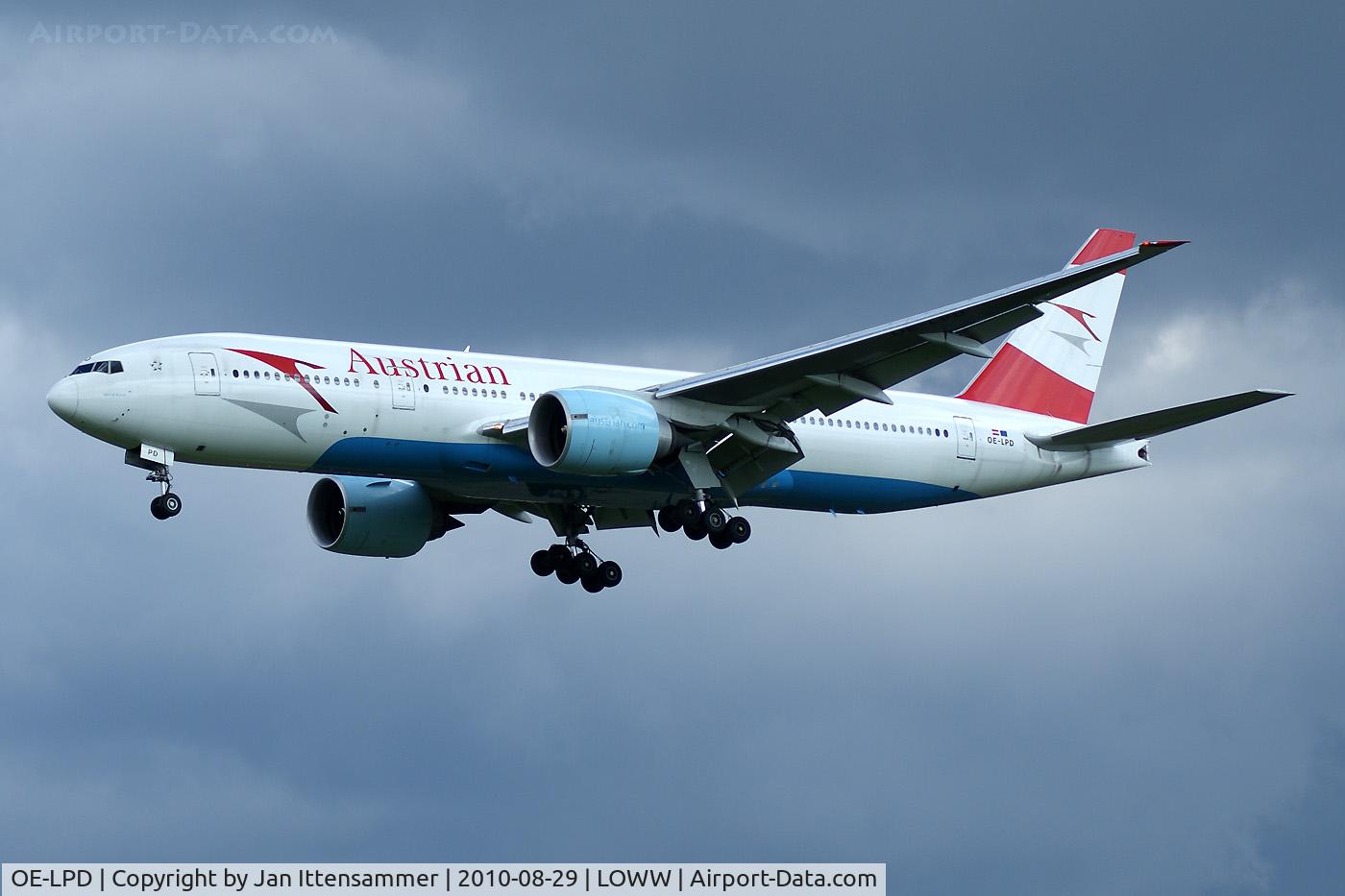 OE-LPD, 2006 Boeing 777-2Z9/ER C/N 35960, AUA @ VIE